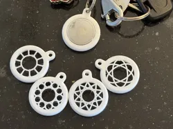 TPU AirTag Holder — Key Ring or Sew-In