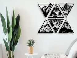 Triangular Wall Art Decoration