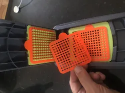 Veggie-Un-Wedgie (vegetable chopper cleaner)