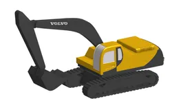 WORKING EXCAVATOR