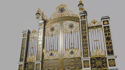 3 Gates ornate gate 3D model
