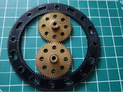 3 Inch interior 114 tooth gear ring Meccano Compatible