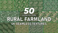 50 Seamless Rural Farmland Terrain  - Assorted Texture