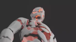 Abstract statue  Low-poly 3D model