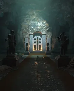 Ancient gates 3D model