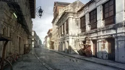 Antique Buildings With A Street 3D model