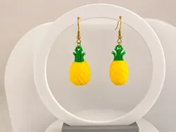 Aretes de Piña - Modelo de impresión 3D gratuito