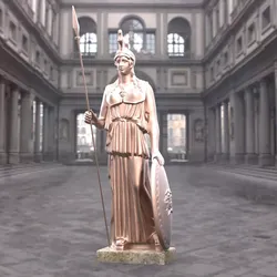 Athena Statue 3D model