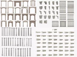 Building Facade Ornaments Collection 3D Model Pack