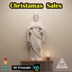 Christmas Sales – [Jesus ]  | 3D Printable STL