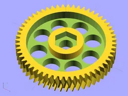Ekobots - Gear generator simple or double helical tooth