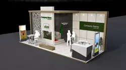exhibition stand Vip 3D model