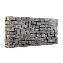 Forge Stone Wall 3D model