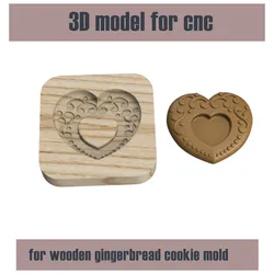 Gingerbread mold Heart 07