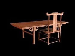 Low Poly Chinese Table 3D model