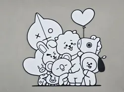 Manualidades para Colorear de BT21 Friends - Modelo de impresión 3D gratuito