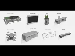 sci-fi furniture  3D model