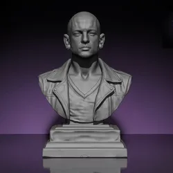 Sculptures & Artworks STL Descărcare - Chester Bennington Bust STL Linkin Park - Zyrax Studio