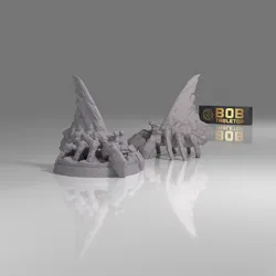 Shark fin crab
