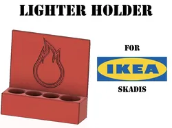 Soporte para encendedor - Compatible con Skadis - Modelo de impresión 3D gratuito