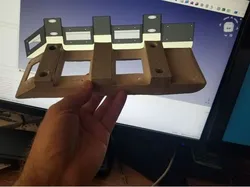 Support for outdoor garden bench