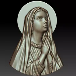 Virgin Mary 3D print model