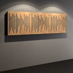 Wavewood Diffuser - Recording Studio Wall Panel 3D model