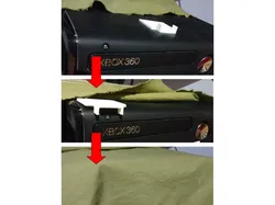 Xbox 360 Slim eject button cover