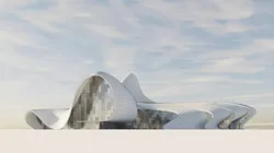 Zaha Hadid - Heydar Aliyev Centre  Low-poly 3D model
