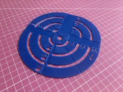5–75 mm Rounded Corner Template (5 mm Increments) – Sewing & Patchwork Tool