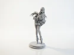 Anime Girl Figurine Manga Character 3D Printable