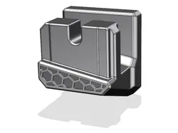 AR15 Wall Mount_Barrel to the left