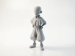 Avatar Aang Figurine Anime 3D Printable