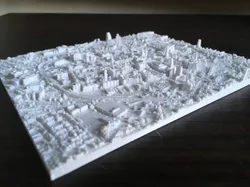 Coventry UK City Centre 1:10.000 scale model