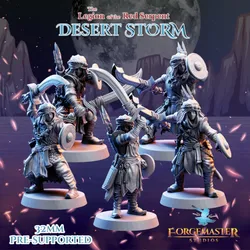 Desert Sword Warriors - Desert Shadow Sword Poses