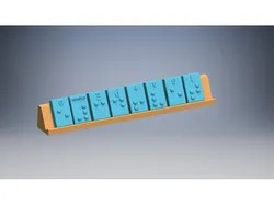 E3D+VET exercise: Braile Alphabet (Scrabble version)