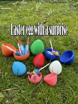 Easter egg with a surprise, screw-on, velikonoce