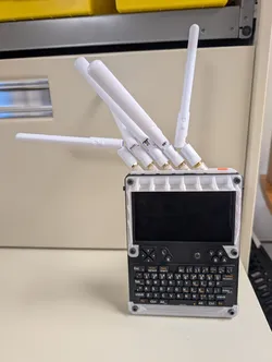 Five Antennas Cover for ClockWork uConsole