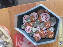 Generic Board Game Tokens with Numbers for e.g. money/damage tracking