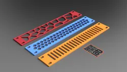 Grid Rack Panel 1U ventilation panel cover for 10 inch rackmount cabinet