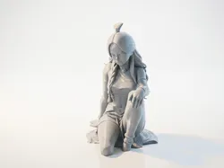 Kitara Figurine Anime Character 3D Printable