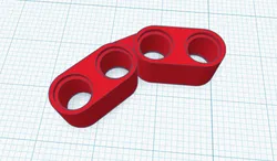 Lego technic 45 degree angle. no filing