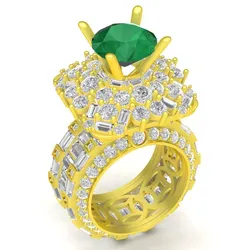 Luxury Diamond Cocktail Ring for Women 296a 3D print model