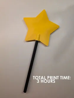 Magic credit card wand star - fast print