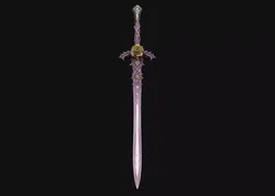 MAGIC ROSE SWORD FOR YOUR PROJECT 3D print model