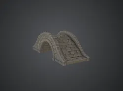 Medieval Stone Bridge – Arched Cobblestone Bridge