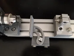 Mini lathe adjustable toolrest