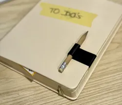 Notebook Pen Clip | 10 min Print | Only 4g | Paper and Money Clip with Pen Holder