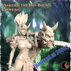 Oni Samurai Warrior Sakura - Oni Samurai Warrior - 75mm