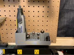 Pegboard Dremel Storage